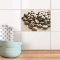 Fliesenfolie Küche - Coffee Beans