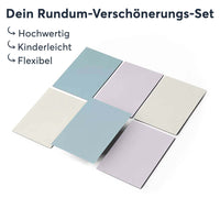 Klebefliesen rechteckig Samtfarben - Groesse - creatisto