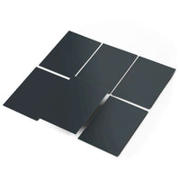 Fliesenfolien unifarben Selbstklebend - Blaugrau Dark