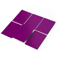 Fliesenfolien unifarben Selbstklebend - Flieder Dark