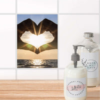 Fliesensticker Bad - Sunny Heart
