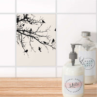 Fliesensticker Bad - Tree and Birds 1
