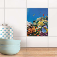 Fliesensticker Küche - Coral Reef