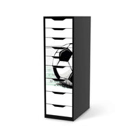 Folie für Möbel Freistoss - IKEA Alex 9 Schubladen - schwarz