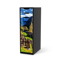 Folie für Möbel Machu Picchu - IKEA Alex 9 Schubladen - schwarz