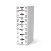 Folie für Möbel Hoppel - IKEA Alex 9 Schubladen - weiss