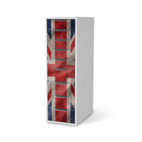 Folie für Möbel Union Jack - IKEA Alex 9 Schubladen - weiss
