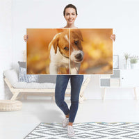 Folie für Möbel Jack the Puppy - IKEA Besta Regal Quer 2 Türen - Folie