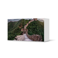 Folie für Möbel The Great Wall - IKEA Besta Regal Quer 2 Türen - weiss