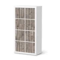 Folie für Möbel Dark washed - IKEA Kallax Regal 8 Türen - weiss