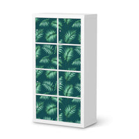 Folie für Möbel Palmel No.5 - IKEA Kallax Regal 8 Türen - weiss