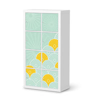 Folie für Möbel Spring - IKEA Kallax Regal 8 Türen - weiss