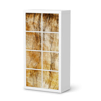 Folie für Möbel Unterholz - IKEA Kallax Regal 8 Türen - weiss