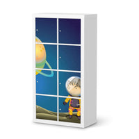 Folie für Möbel Young Explorer - IKEA Kallax Regal 8 Türen - weiss