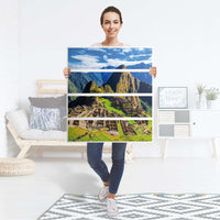 Folie für Möbel Machu Picchu - IKEA Malm Kommode 4 Schubladen - Folie
