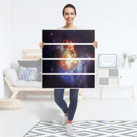 Folie für Möbel Nebula - IKEA Malm Kommode 4 Schubladen - Folie