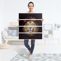 Folie für Möbel Wild Eyes - IKEA Malm Kommode 4 Schubladen - Folie