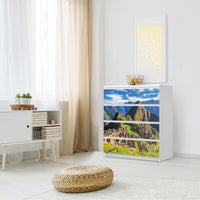 Folie für Möbel Machu Picchu - IKEA Malm Kommode 4 Schubladen - Schlafzimmer