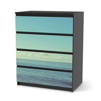 Folie für Möbel Mehr Meer - IKEA Malm Kommode 4 Schubladen - schwarz
