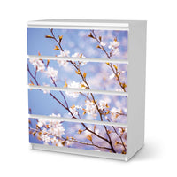 Folie für Möbel Apple Blossoms - IKEA Malm Kommode 4 Schubladen - weiss