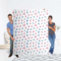 Folie für Möbel Eulenparty - IKEA Pax Schrank 201 cm Höhe - 3 Türen - Folie