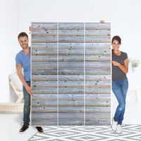 Folie für Möbel Greyhound - IKEA Pax Schrank 201 cm Höhe - 3 Türen - Folie