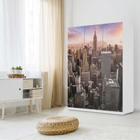 Folie für Möbel Big Apple - IKEA Pax Schrank 201 cm Höhe - 3 Türen - Schlafzimmer