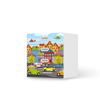 Folie für Möbel City Life - IKEA Stuva / Fritids Kommode - 3 Schubladen - weiss