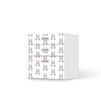 Folie für Möbel Hoppel - IKEA Stuva / Fritids Kommode - 3 Schubladen - weiss