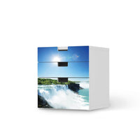 Folie für Möbel Niagara Falls - IKEA Stuva Kommode - 3 Schubladen (Kombination 1) - weiss
