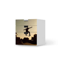 Folie für Möbel Skater - IKEA Stuva Kommode - 3 Schubladen (Kombination 1) - weiss
