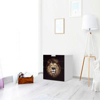 Folie für Möbel Wild Eyes - IKEA Stuva Kommode - 3 Schubladen (Kombination 1) - Wohnzimmer