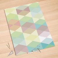 Folienbogen Melitta Pastell Geometrie - 100x150 cm