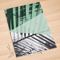 Folienbogen Palmen mint - 100x150 cm