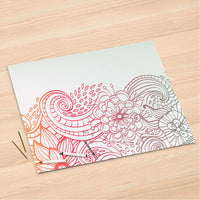 Folienbogen Floral Doodle - 120x80 cm