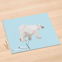 Folienbogen Origami Polar Bear - 120x80 cm