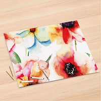 Folienbogen Water Color Flowers - 120x80 cm