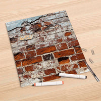 Folienbogen Backstein - 30x30 cm
