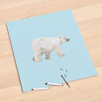 Folienbogen Origami Polar Bear - 60x60 cm