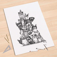 Folienbogen Bully-Stapel - 80x120 cm