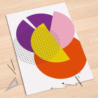 Folienbogen Happy times - 80x120 cm