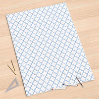 Folienbogen Retro Pattern - Blau - 80x120 cm