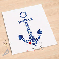 Folienbogen Anker - 90x90 cm