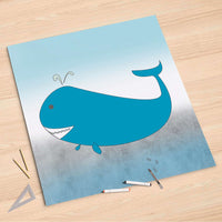 Folienbogen Herr Wal - 90x90 cm