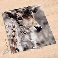 Folienbogen Hirsch - 90x90 cm