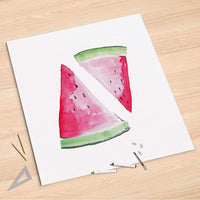 Folienbogen Melone - 90x90 cm