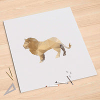 Folienbogen Origami Lion - 90x90 cm