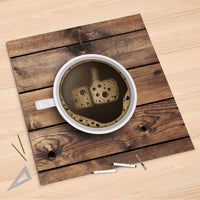 Folienbogen Sweet Coffee - 90x90 cm