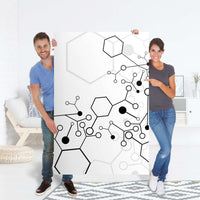 Selbstklebender Folienbogen Atomic 1 - Größe: 100x150 cm