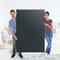 Selbstklebender Folienbogen Blaugrau Dark - Größe: 100x150 cm